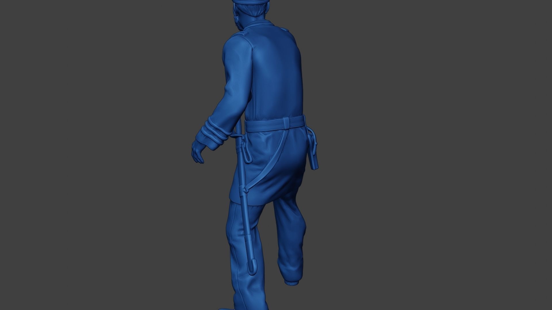 American Naval Officer Shooting Civil War Union ACWUS1 3D print model_25