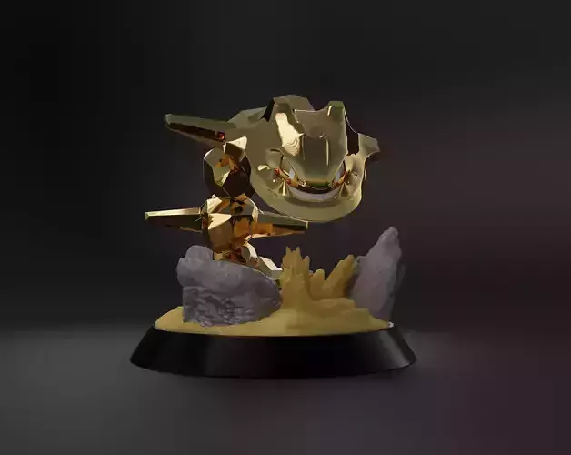 Steelix Statue 3D print model