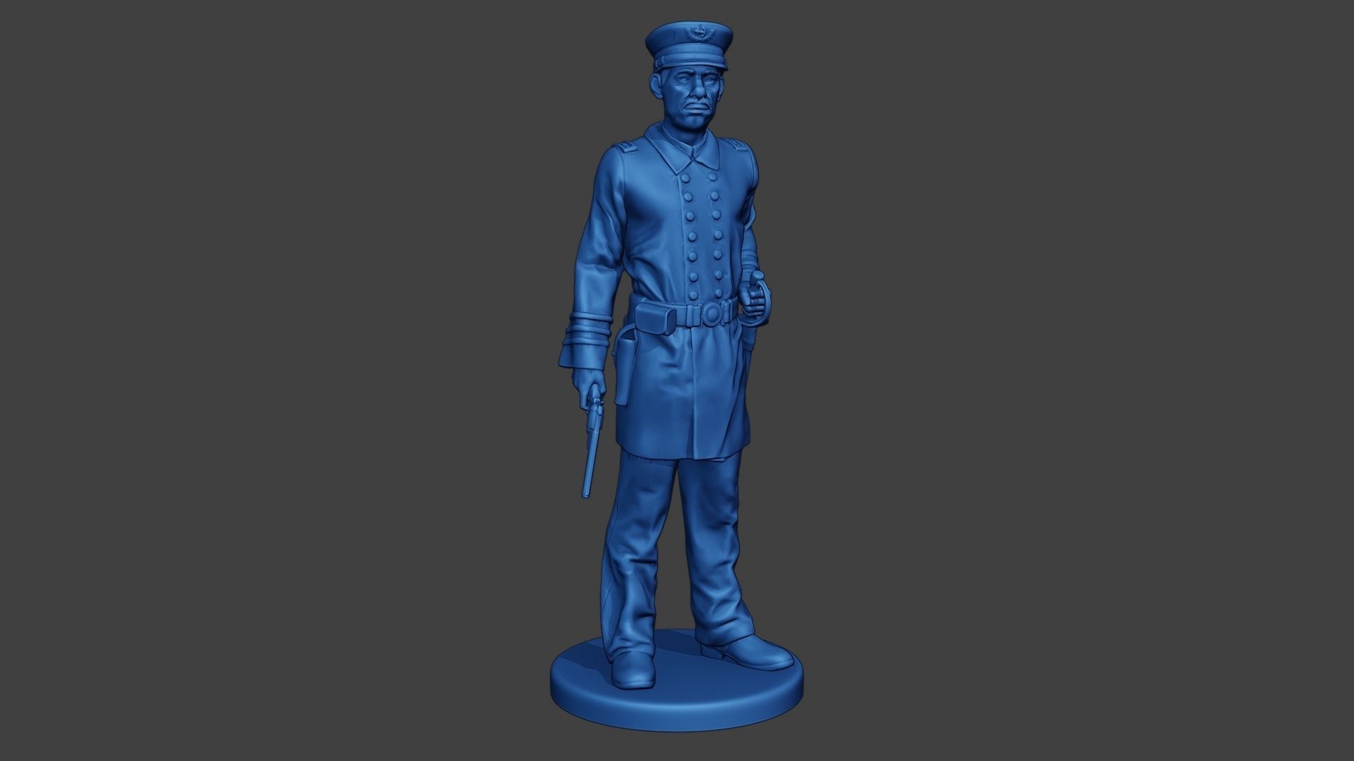 American Naval Officer Stand Civil War Union ACWUS1 3D print model_10
