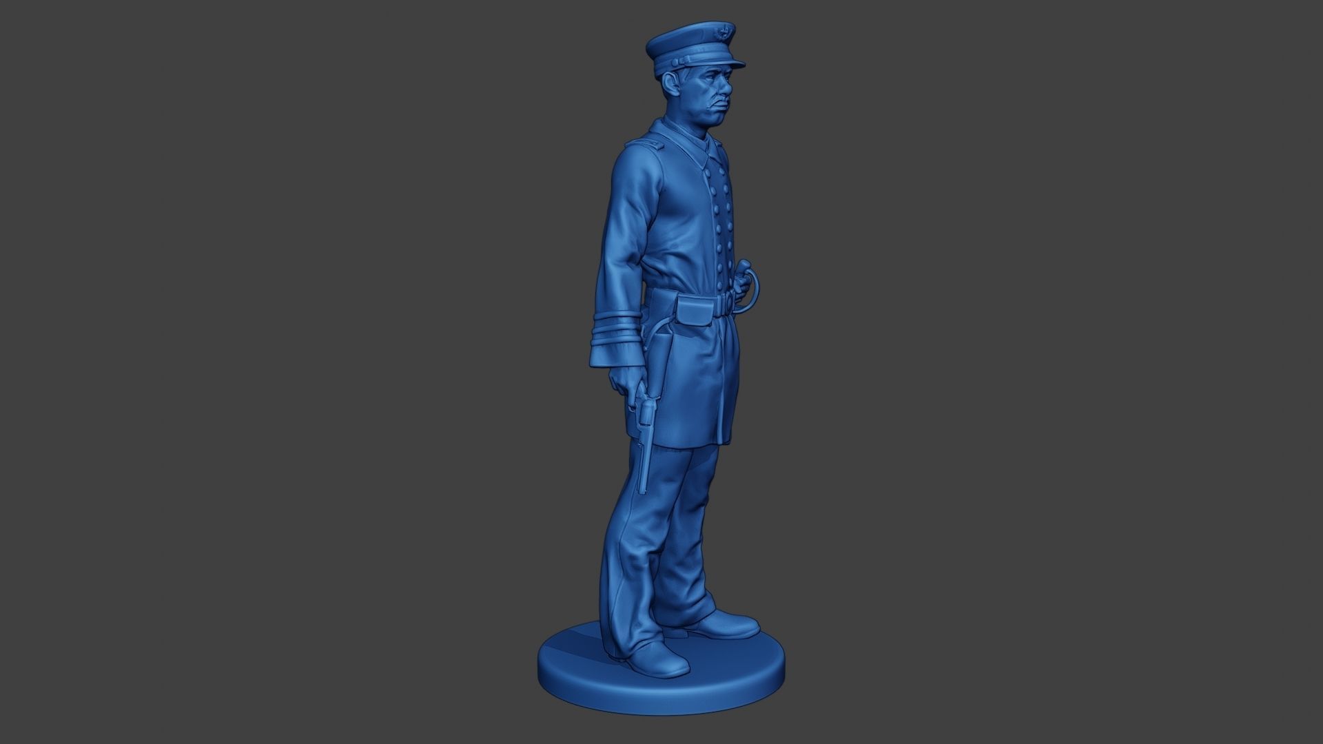 American Naval Officer Stand Civil War Union ACWUS1 3D print model_9