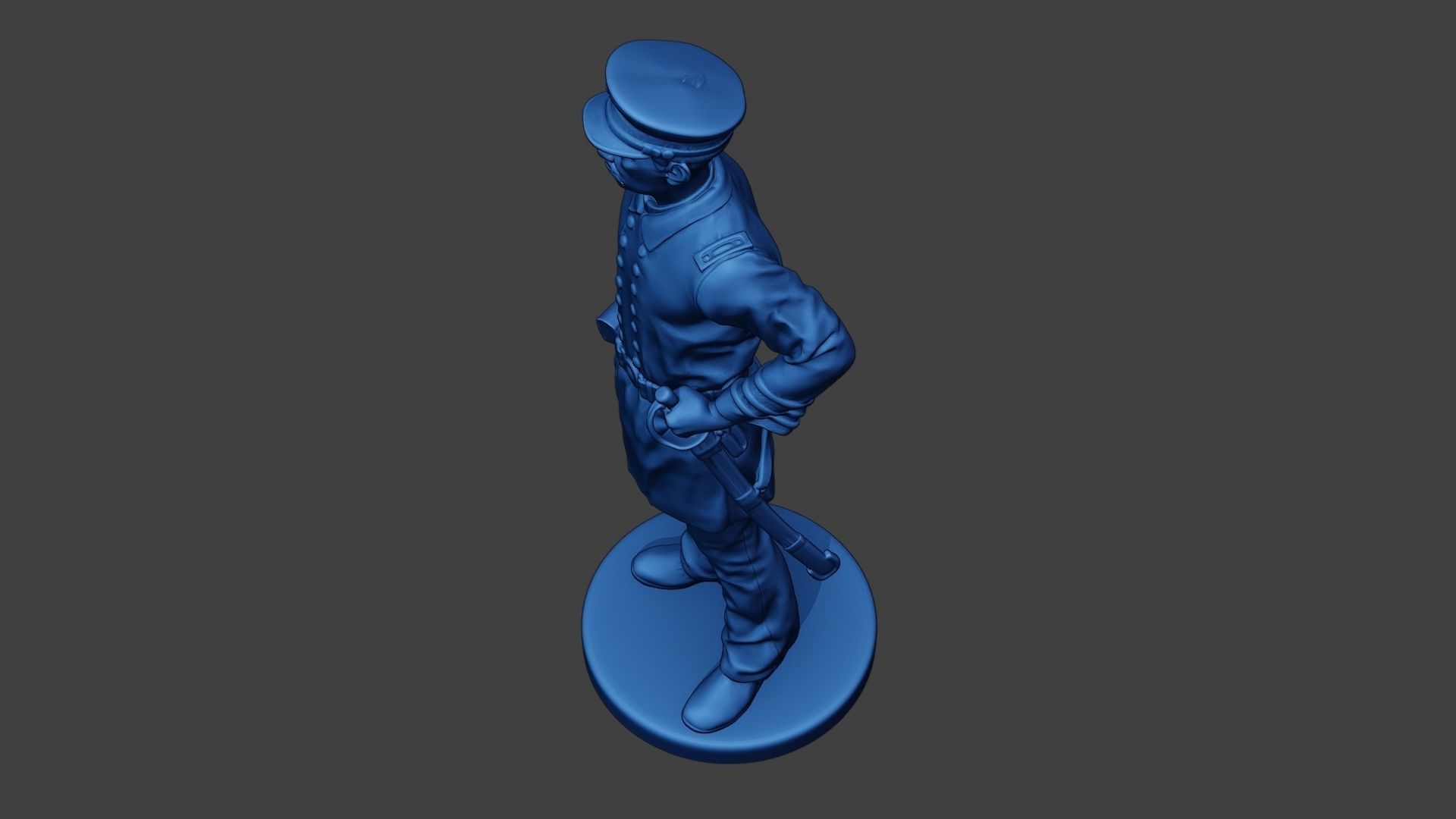 American Naval Officer Stand Civil War Union ACWUS1 3D print model_15