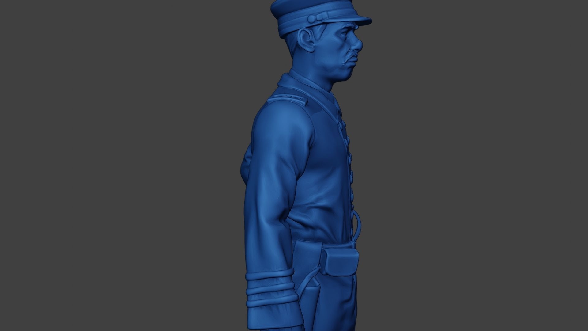 American Naval Officer Stand Civil War Union ACWUS1 3D print model_20