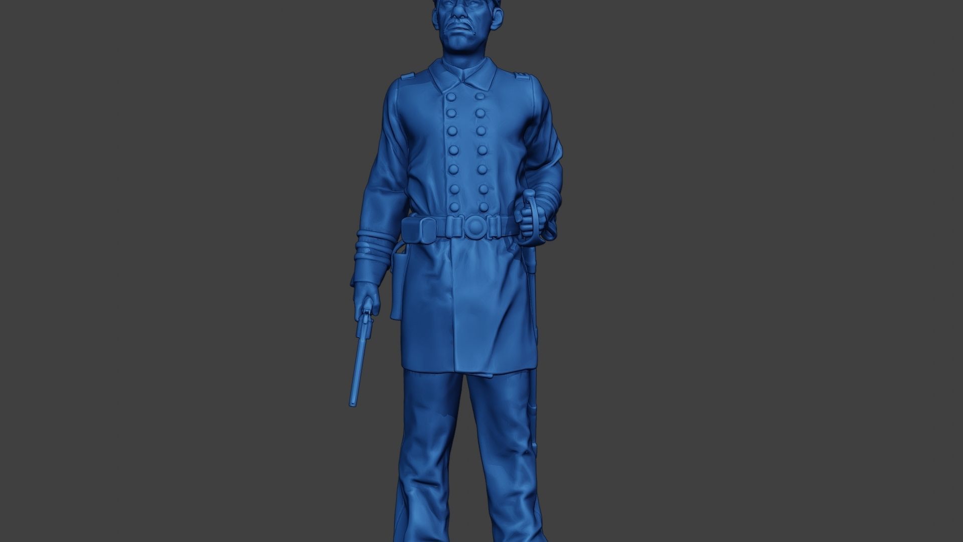 American Naval Officer Stand Civil War Union ACWUS1 3D print model_28