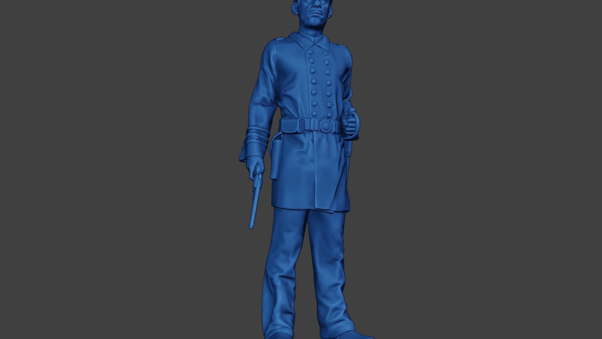 American Naval Officer Stand Civil War Union ACWUS1 3D print model_13