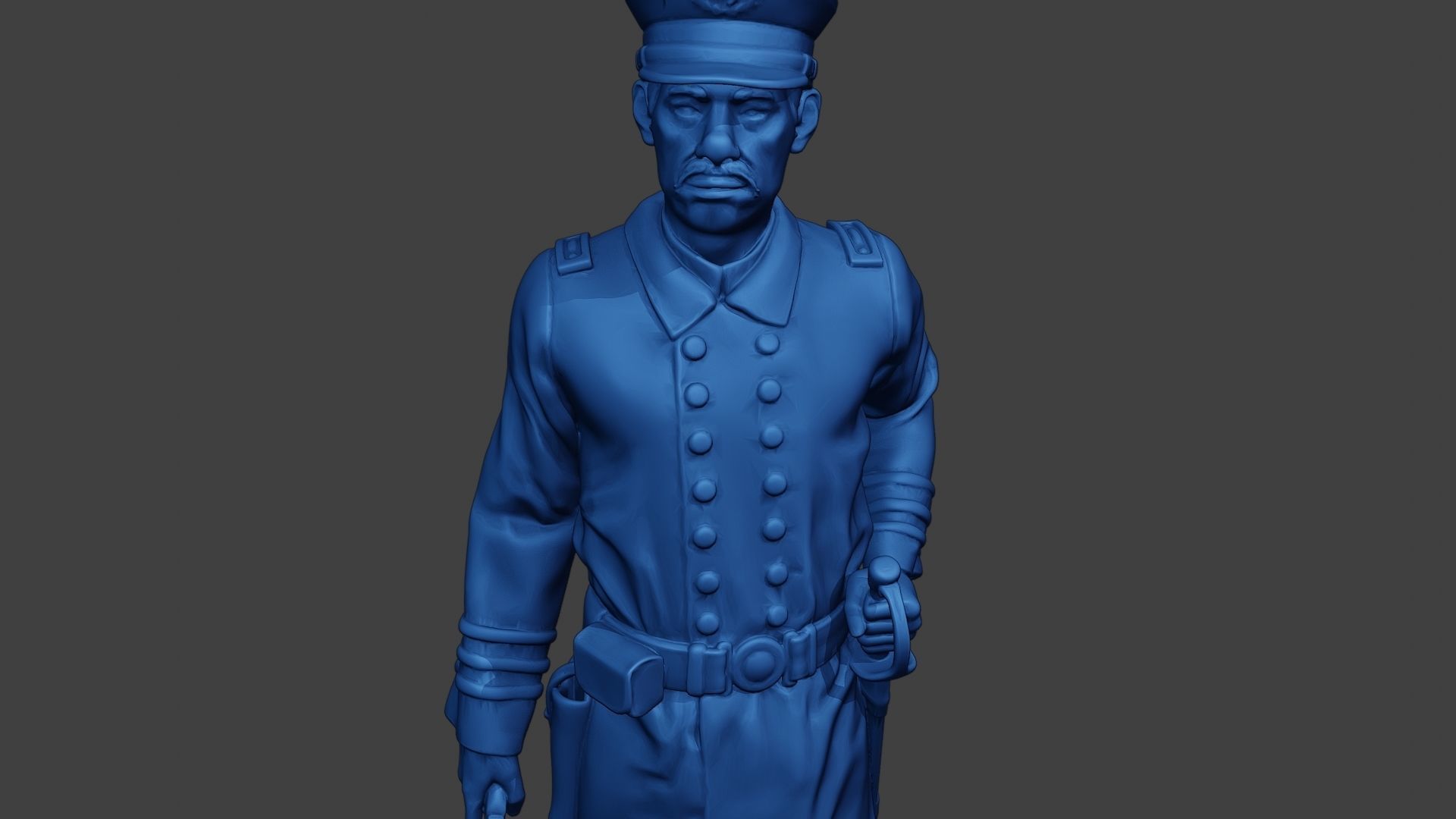 American Naval Officer Stand Civil War Union ACWUS1 3D print model_19