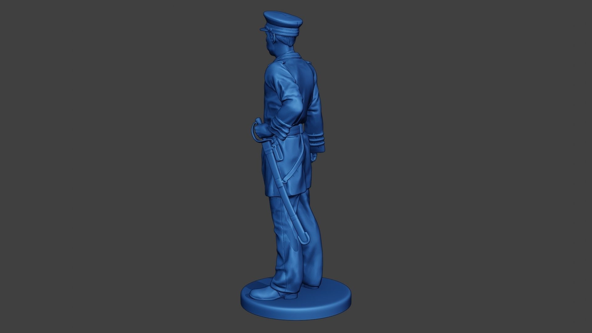 American Naval Officer Stand Civil War Union ACWUS1 3D print model_4