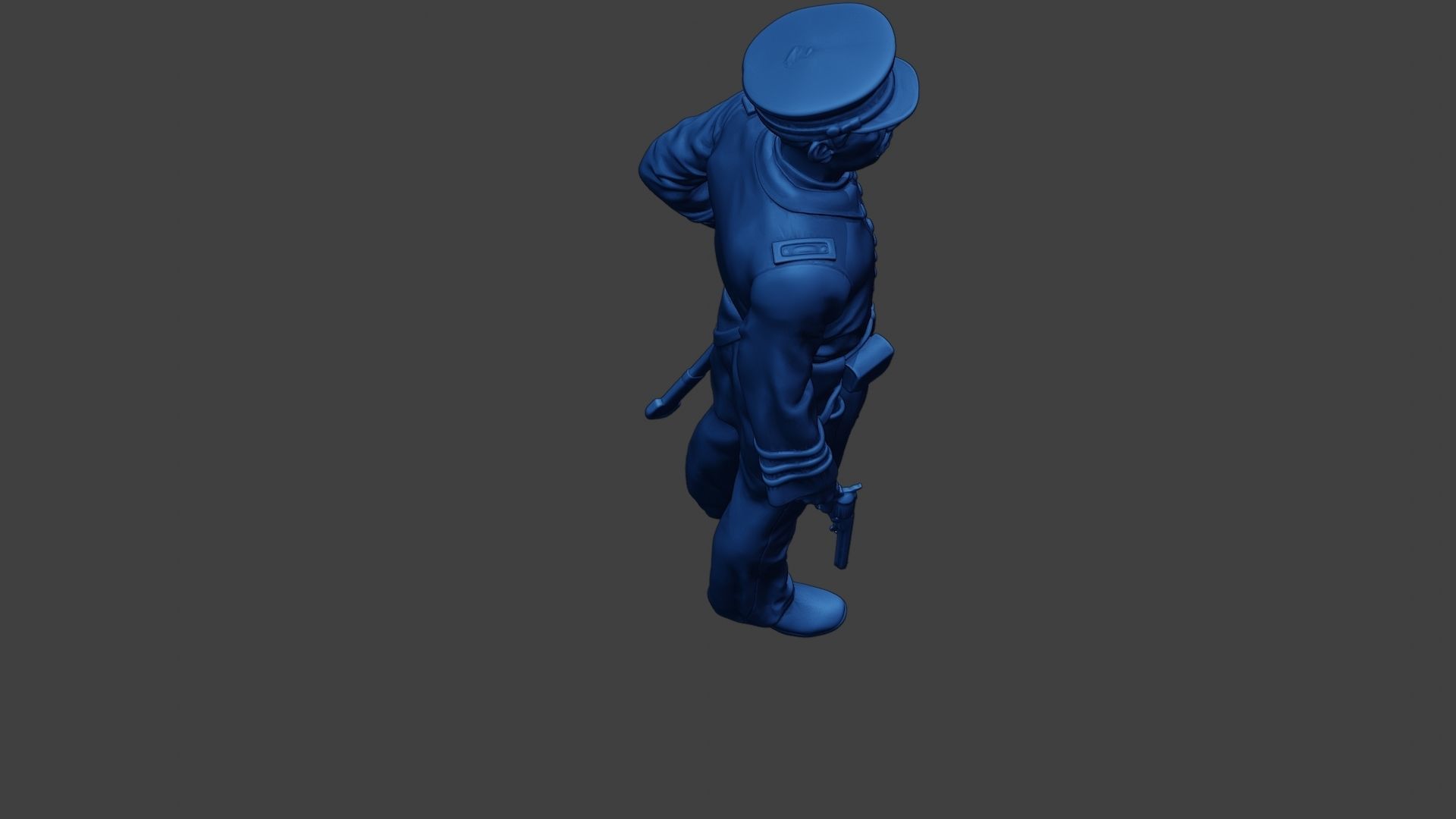 American Naval Officer Stand Civil War Union ACWUS1 3D print model_23