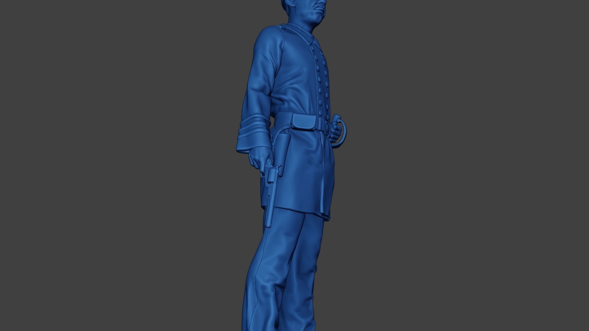 American Naval Officer Stand Civil War Union ACWUS1 3D print model_29