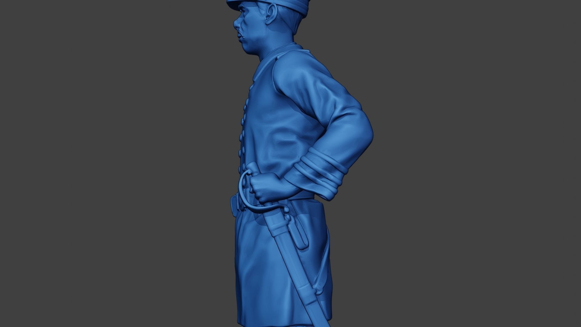 American Naval Officer Stand Civil War Union ACWUS1 3D print model_17