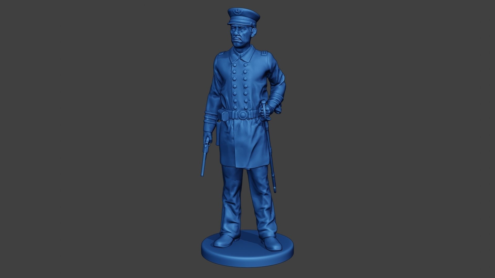 American Naval Officer Stand Civil War Union ACWUS1 3D print model_1