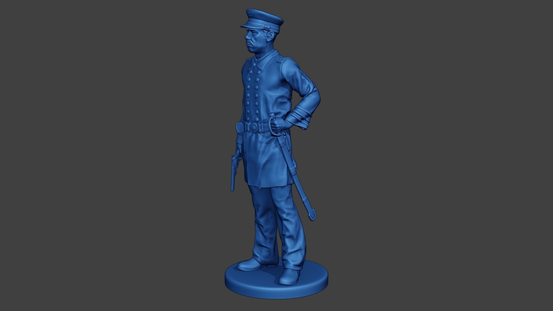 American Naval Officer Stand Civil War Union ACWUS1 3D print model_2