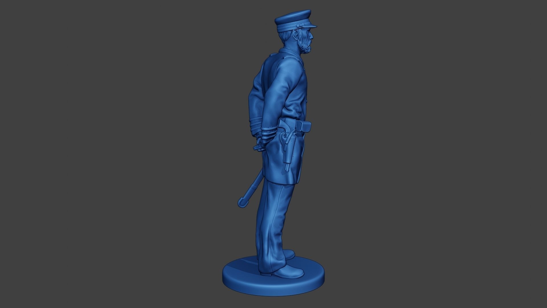 American Naval Officer Stand2 Civil War Union ACWUS1 3D print model_8