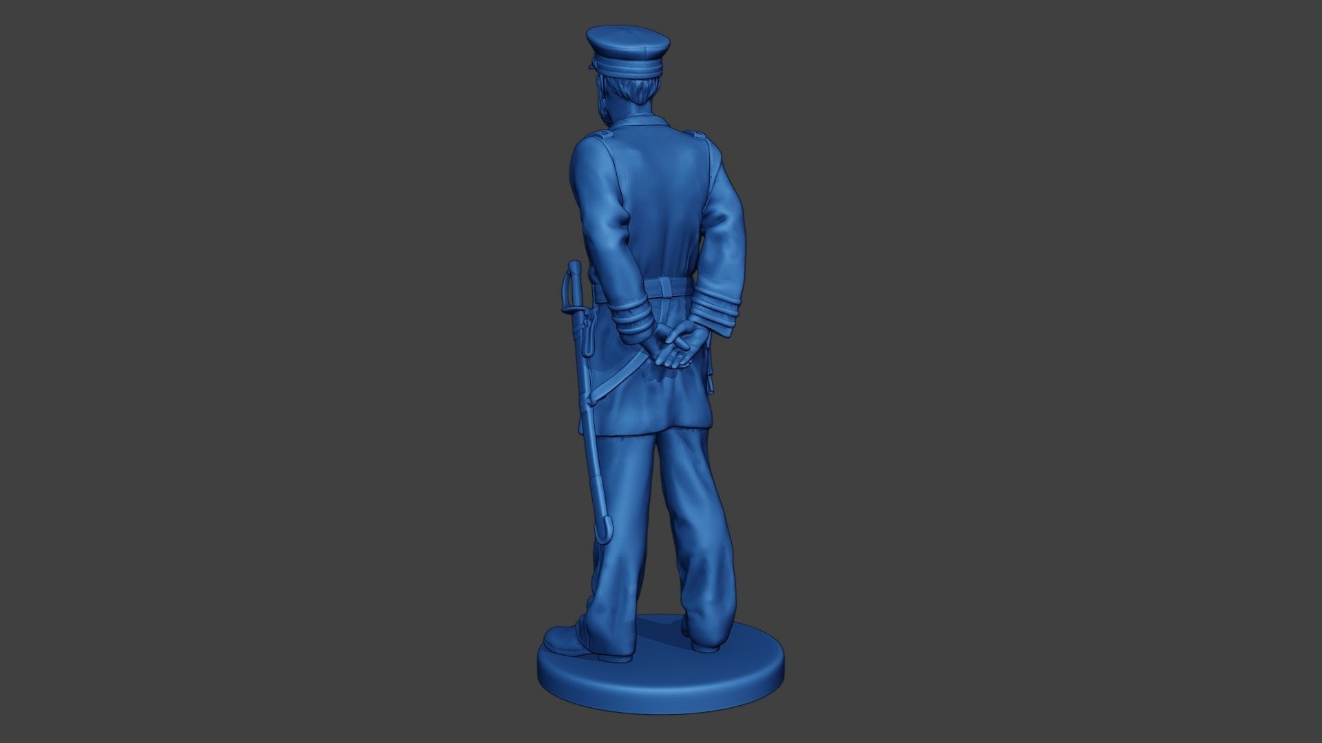 American Naval Officer Stand2 Civil War Union ACWUS1 3D print model_5