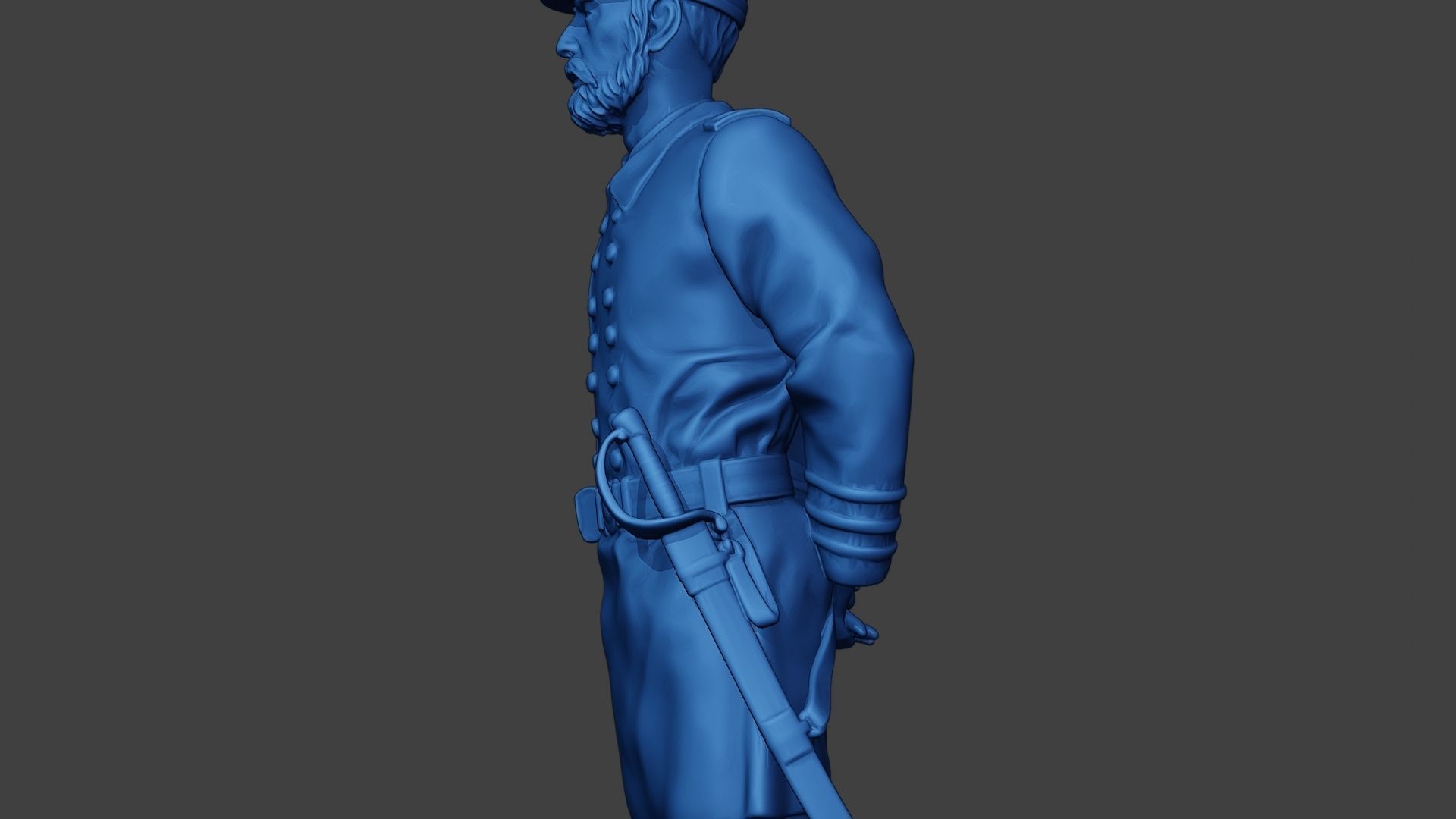 American Naval Officer Stand2 Civil War Union ACWUS1 3D print model_17