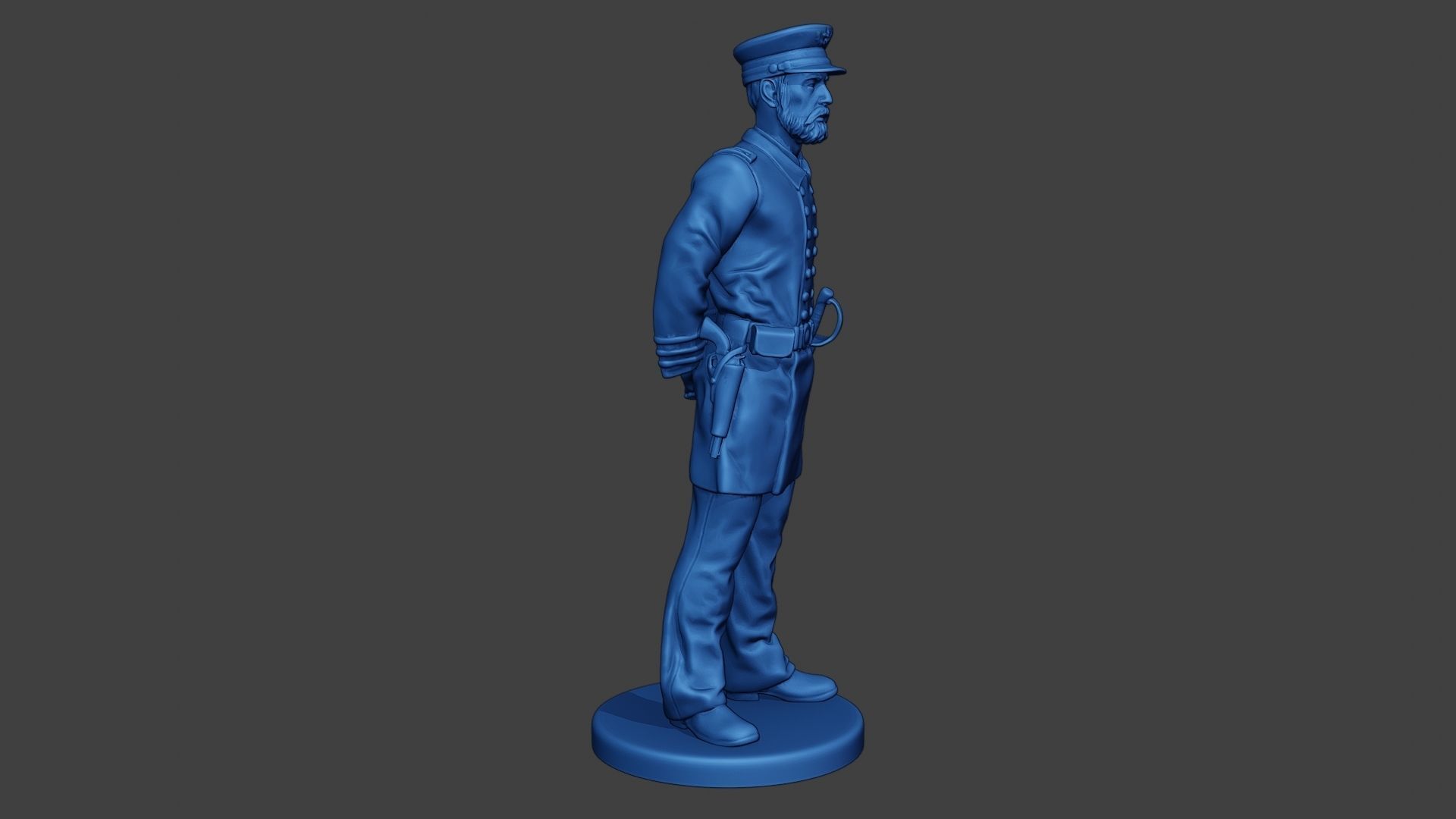 American Naval Officer Stand2 Civil War Union ACWUS1 3D print model_9
