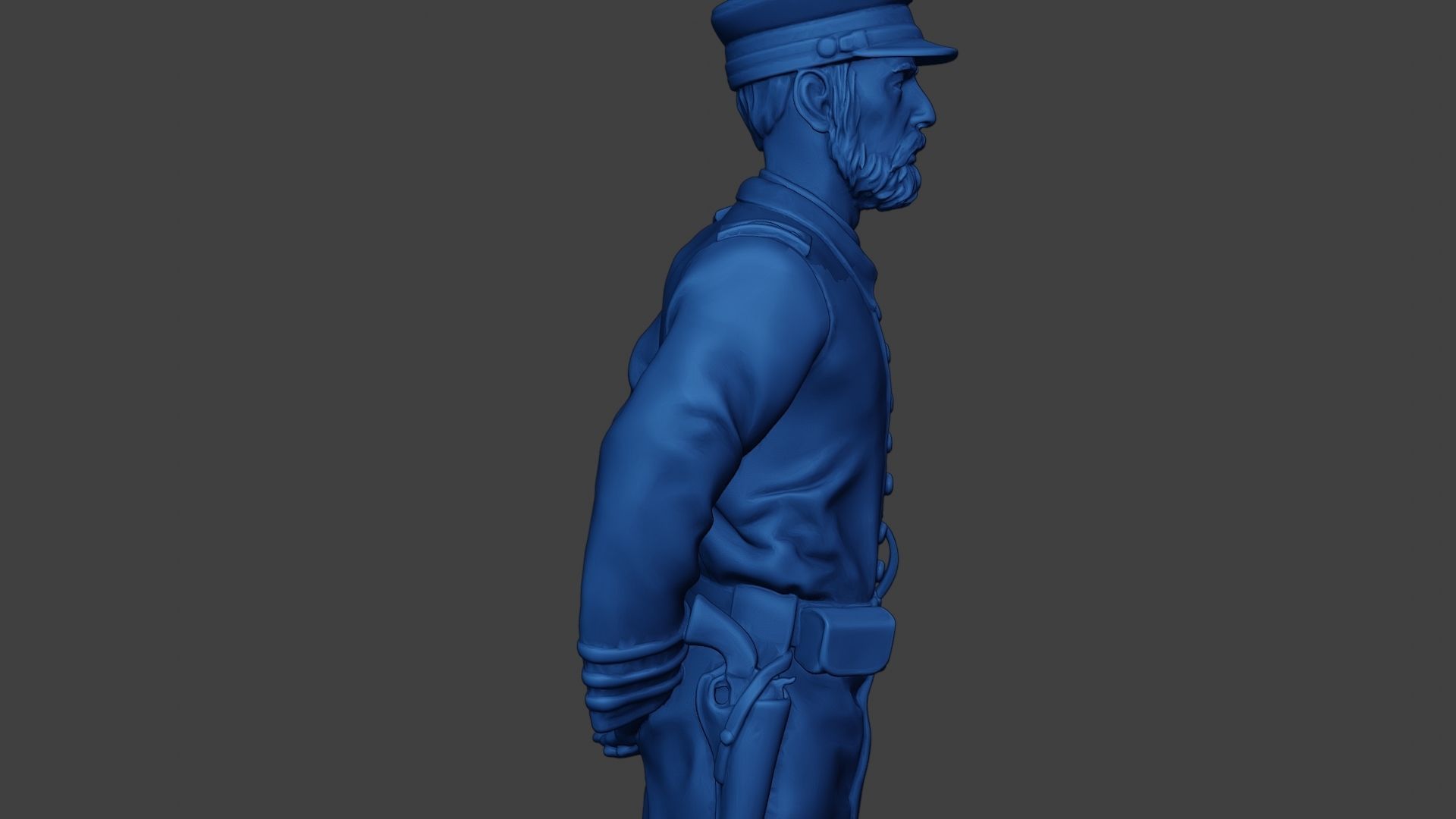 American Naval Officer Stand2 Civil War Union ACWUS1 3D print model_20