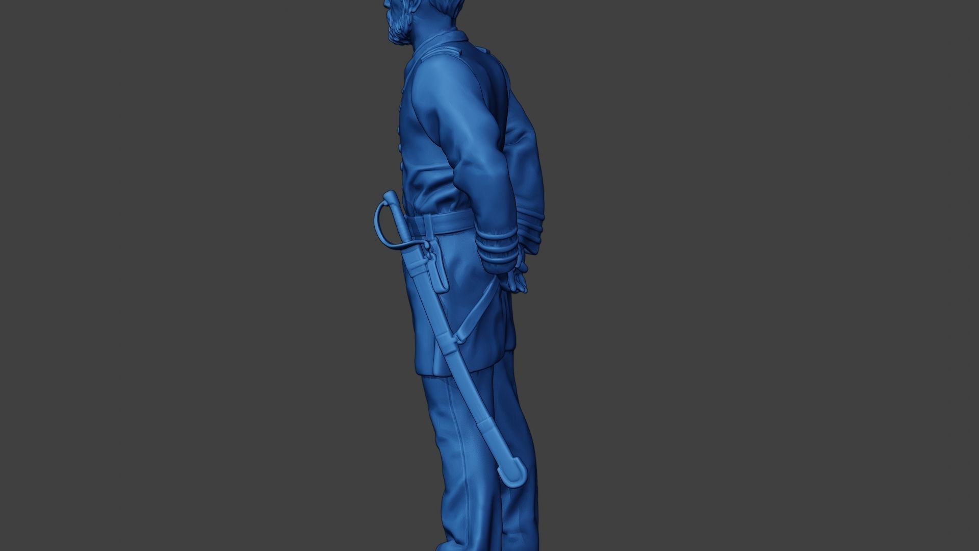 American Naval Officer Stand2 Civil War Union ACWUS1 3D print model_26
