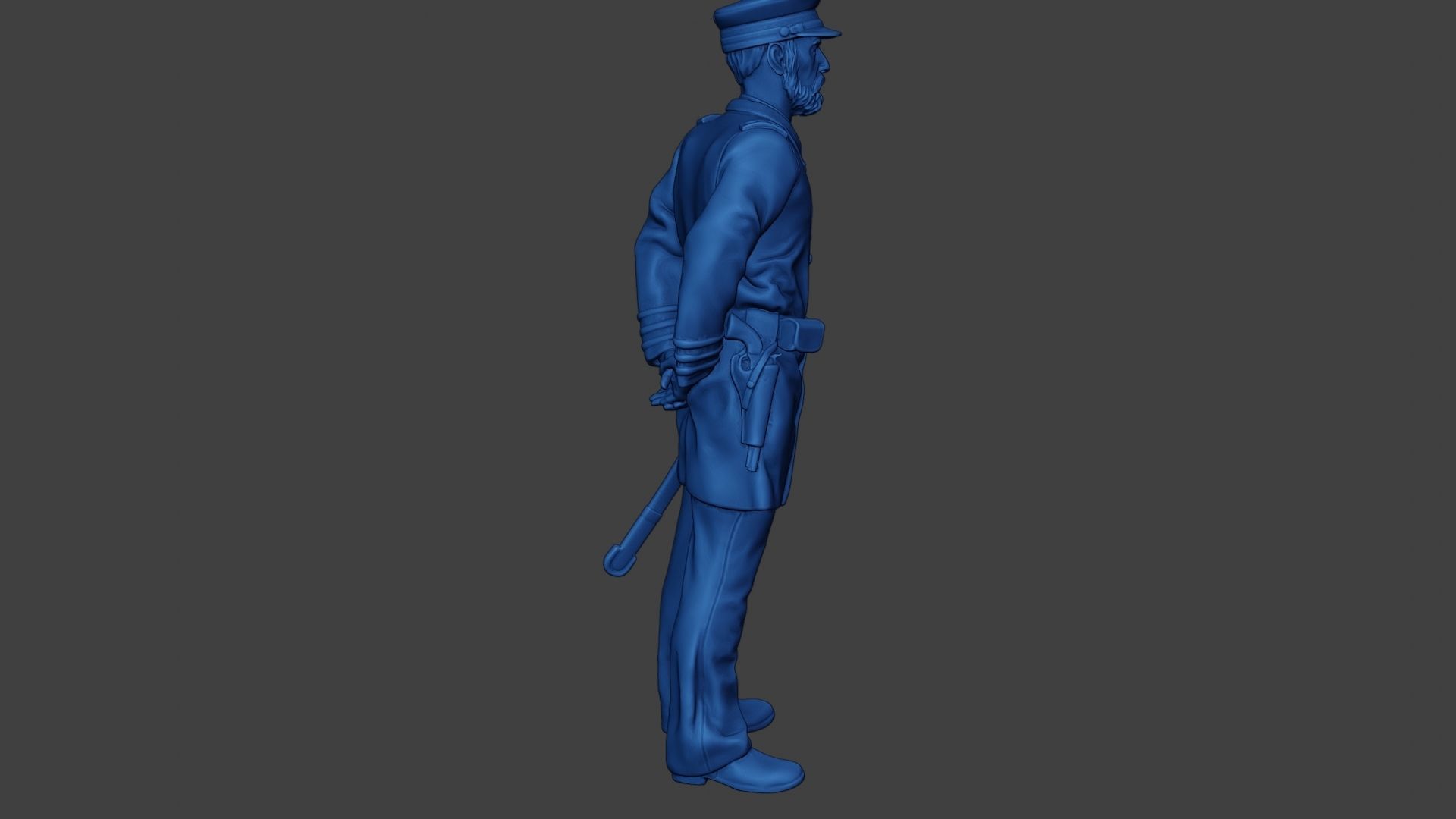 American Naval Officer Stand2 Civil War Union ACWUS1 3D print model_31