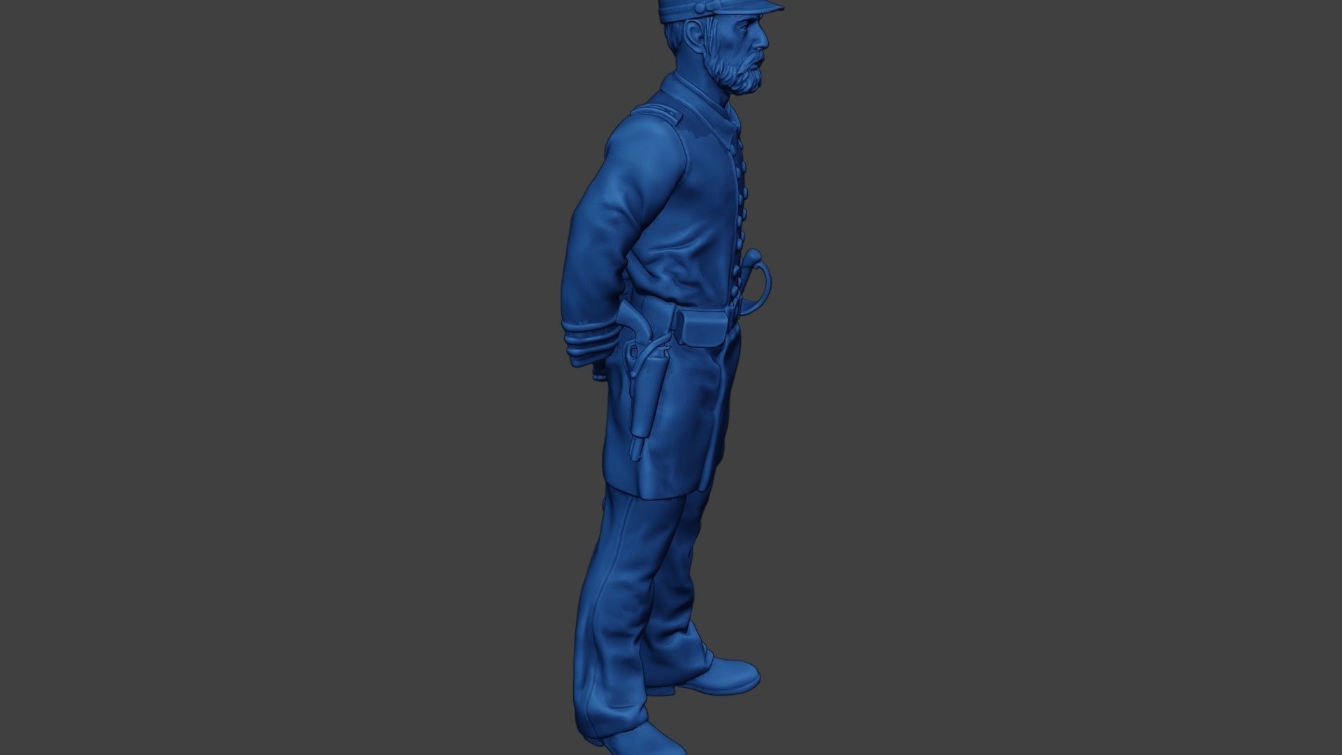 American Naval Officer Stand2 Civil War Union ACWUS1 3D print model_30