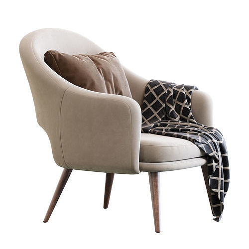 Deephouse Magrib armchair 3D model 3
