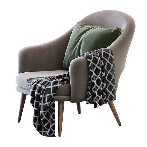 Deephouse Magrib armchair 3D model 4