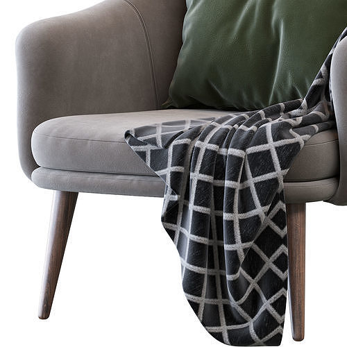 Deephouse Magrib armchair 3D model 6