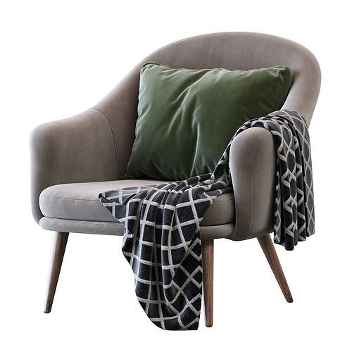 Deephouse Magrib armchair 3D model 2