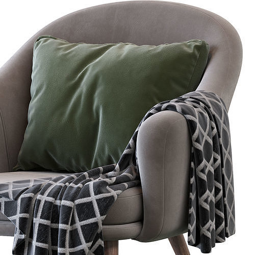 Deephouse Magrib armchair 3D model 7