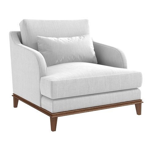 Alfonso Marina VARESSE CHAIR WITH ARMS 3D model