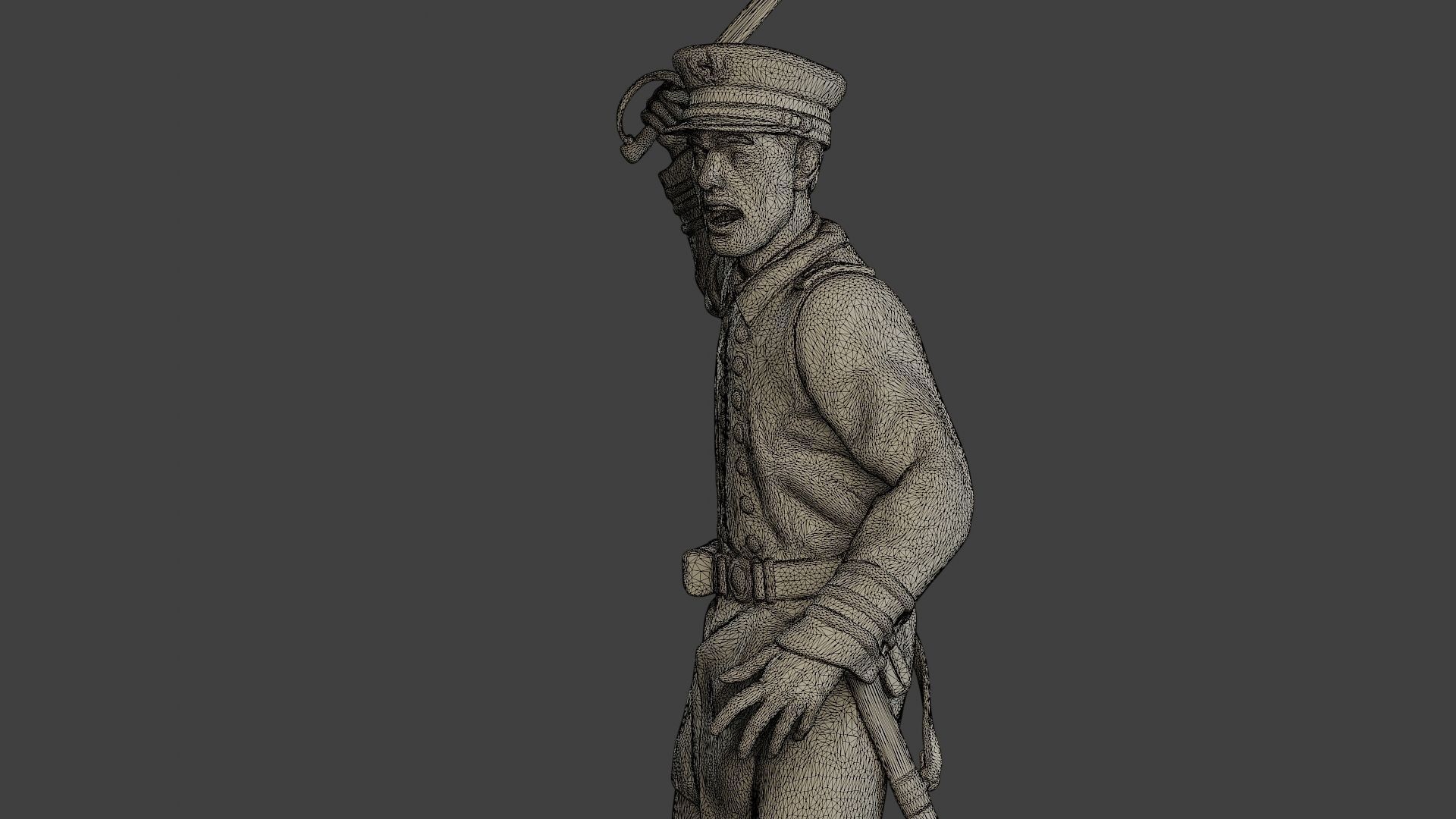 American Naval Officer Sword Civil War Union ACWUS1 3D print model_12