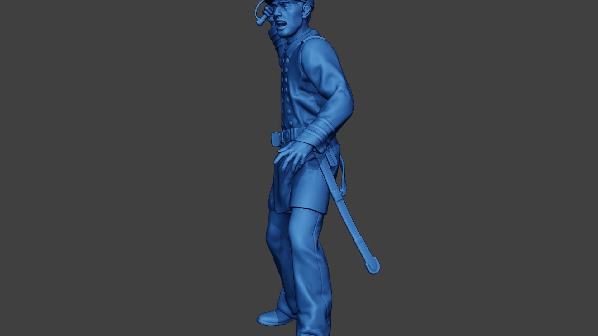 American Naval Officer Sword Civil War Union ACWUS1 3D print model_27