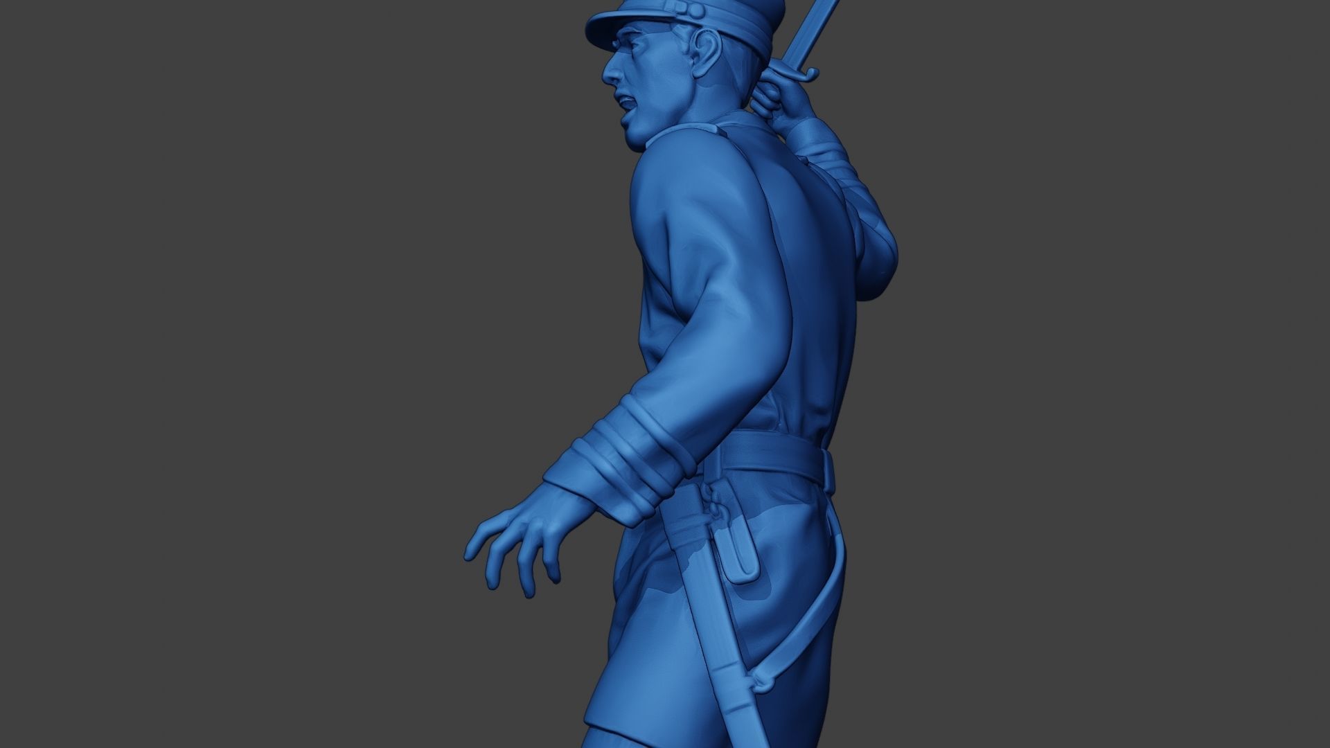 American Naval Officer Sword Civil War Union ACWUS1 3D print model_17