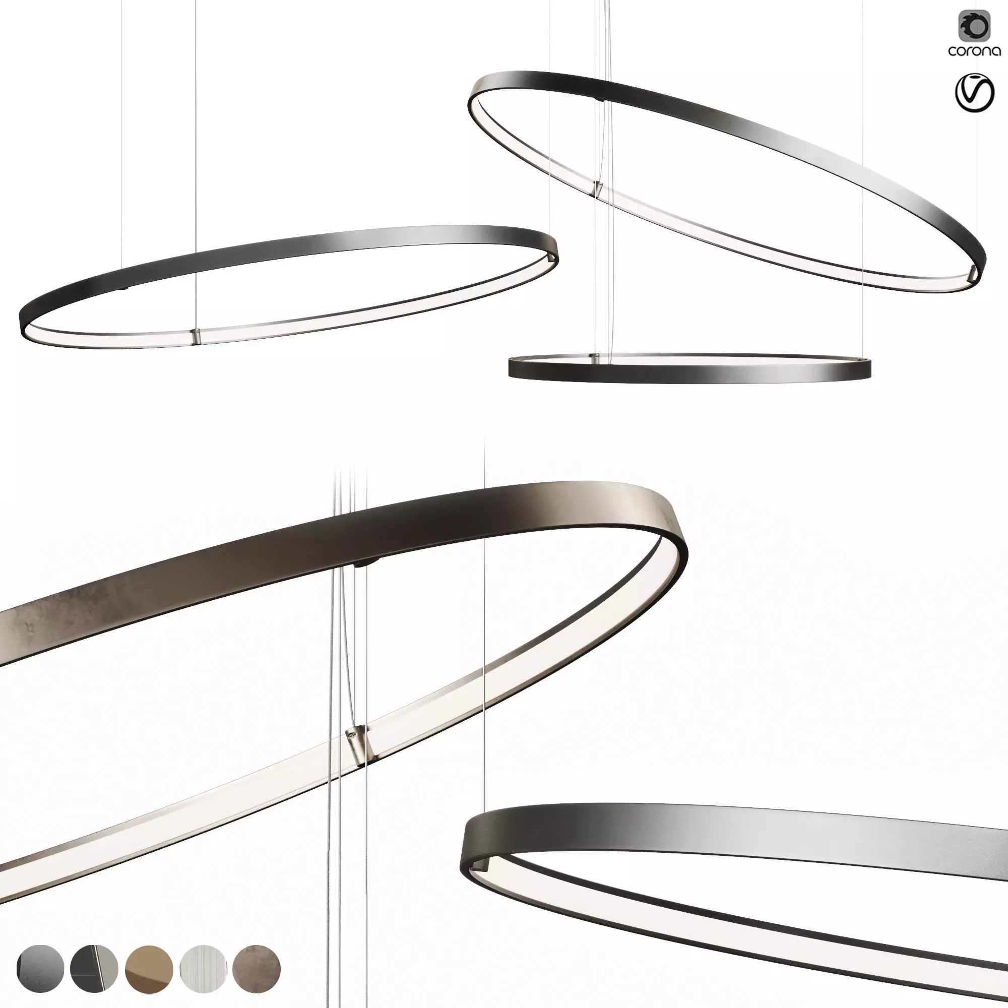 Cattelan Italia Magellano Circles 3D model_0
