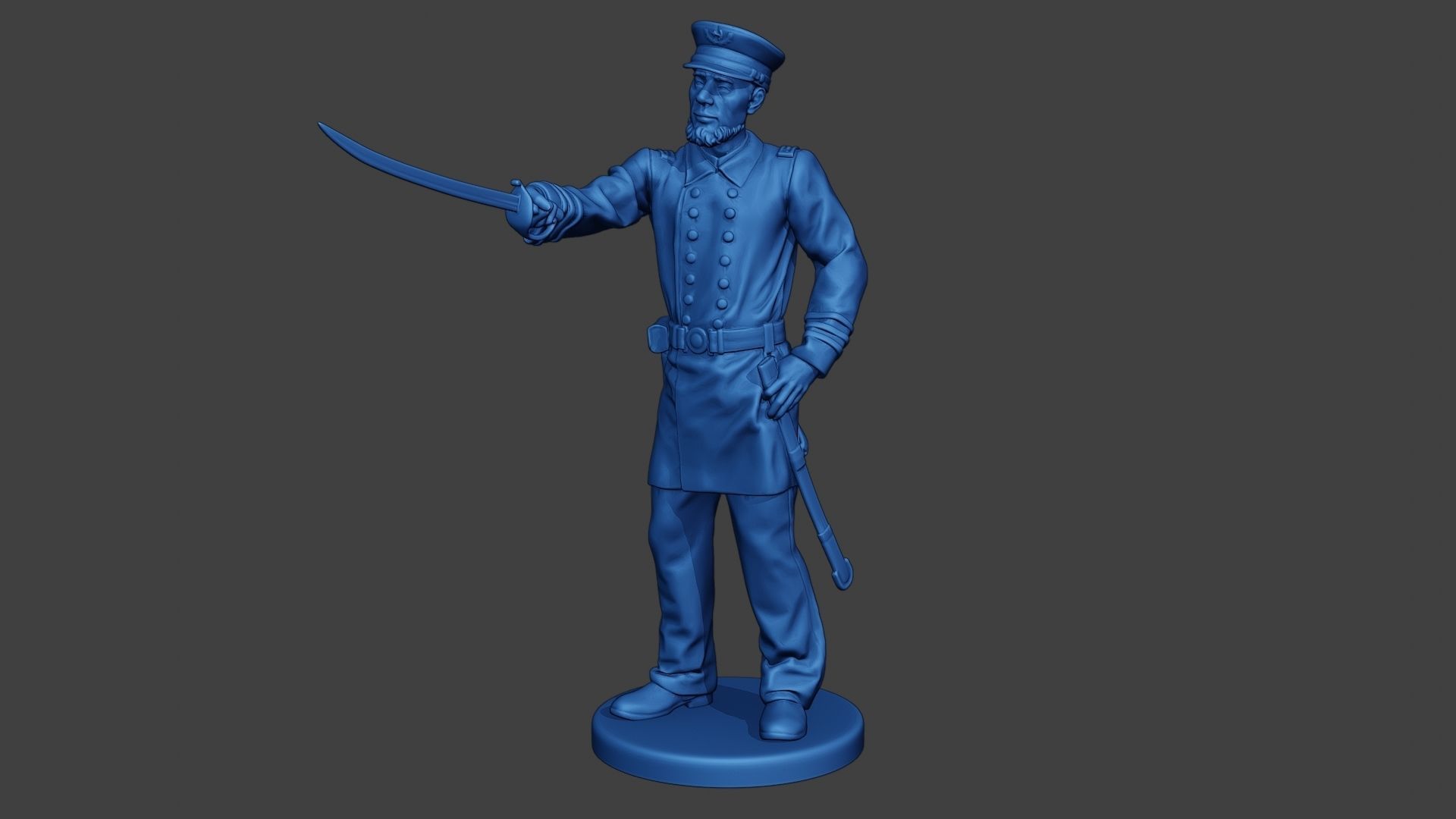 American Naval Officer Sword2 Civil War Union ACWUS1 3D print model_2