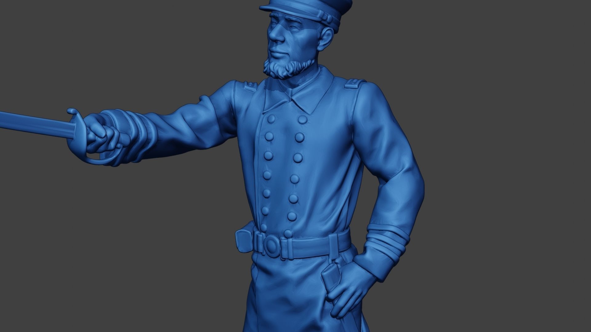 American Naval Officer Sword2 Civil War Union ACWUS1 3D print model_18