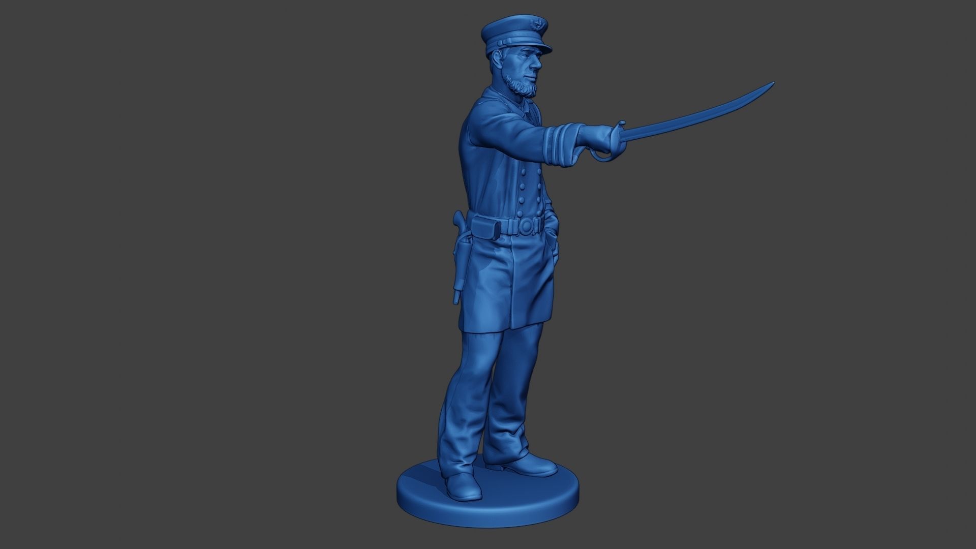 American Naval Officer Sword2 Civil War Union ACWUS1 3D print model_10