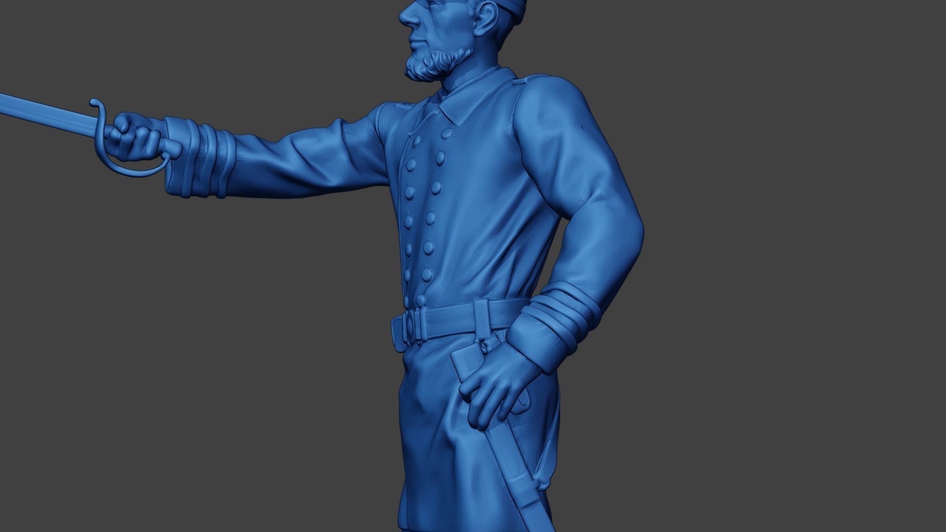 American Naval Officer Sword2 Civil War Union ACWUS1 3D print model_17