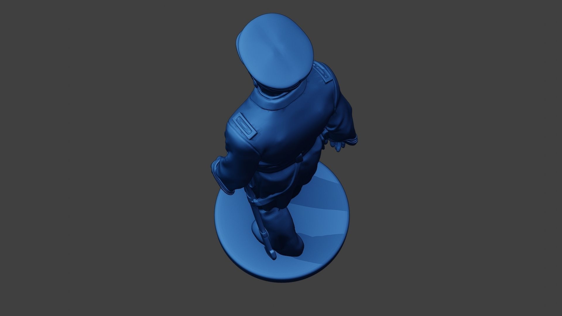 American Naval Officer Walk Civil War Union ACWUS1 3D print model_15