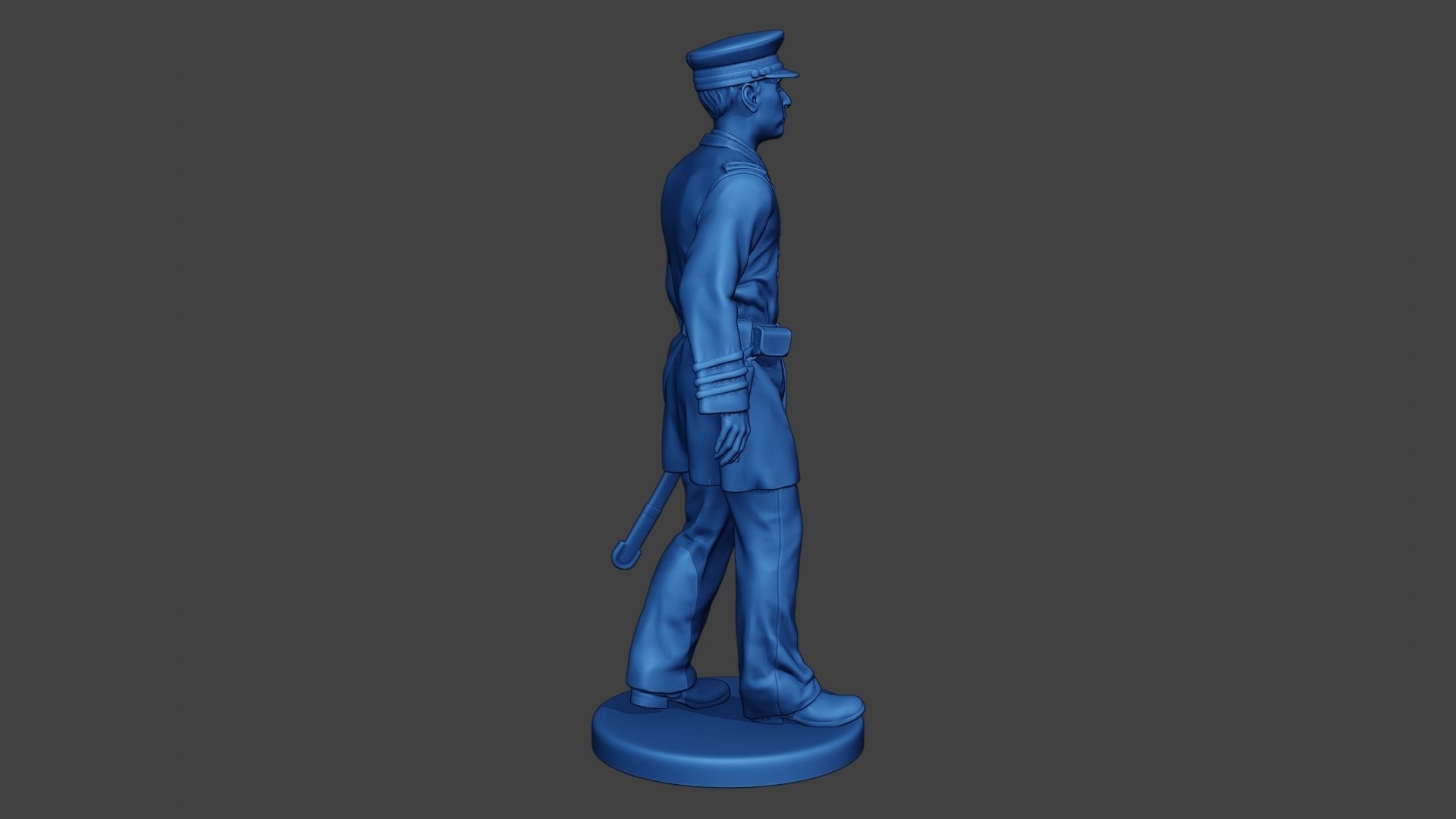 American Naval Officer Walk Civil War Union ACWUS1 3D print model_7