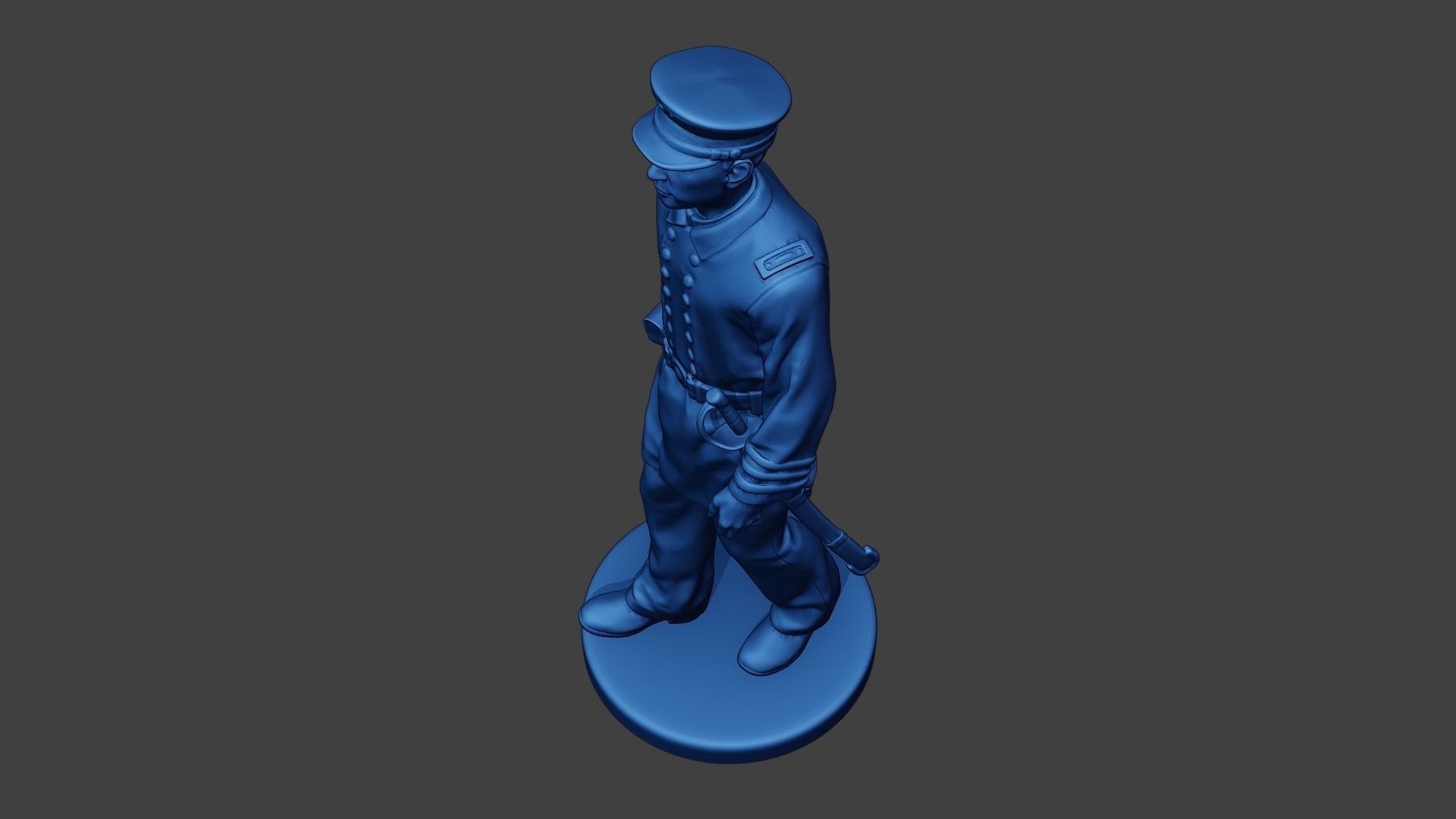 American Naval Officer Walk Civil War Union ACWUS1 3D print model_14