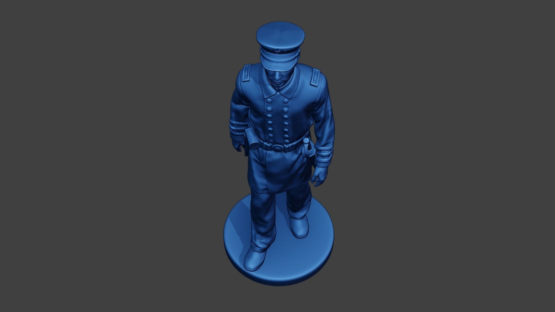 American Naval Officer Walk Civil War Union ACWUS1 3D print model_13