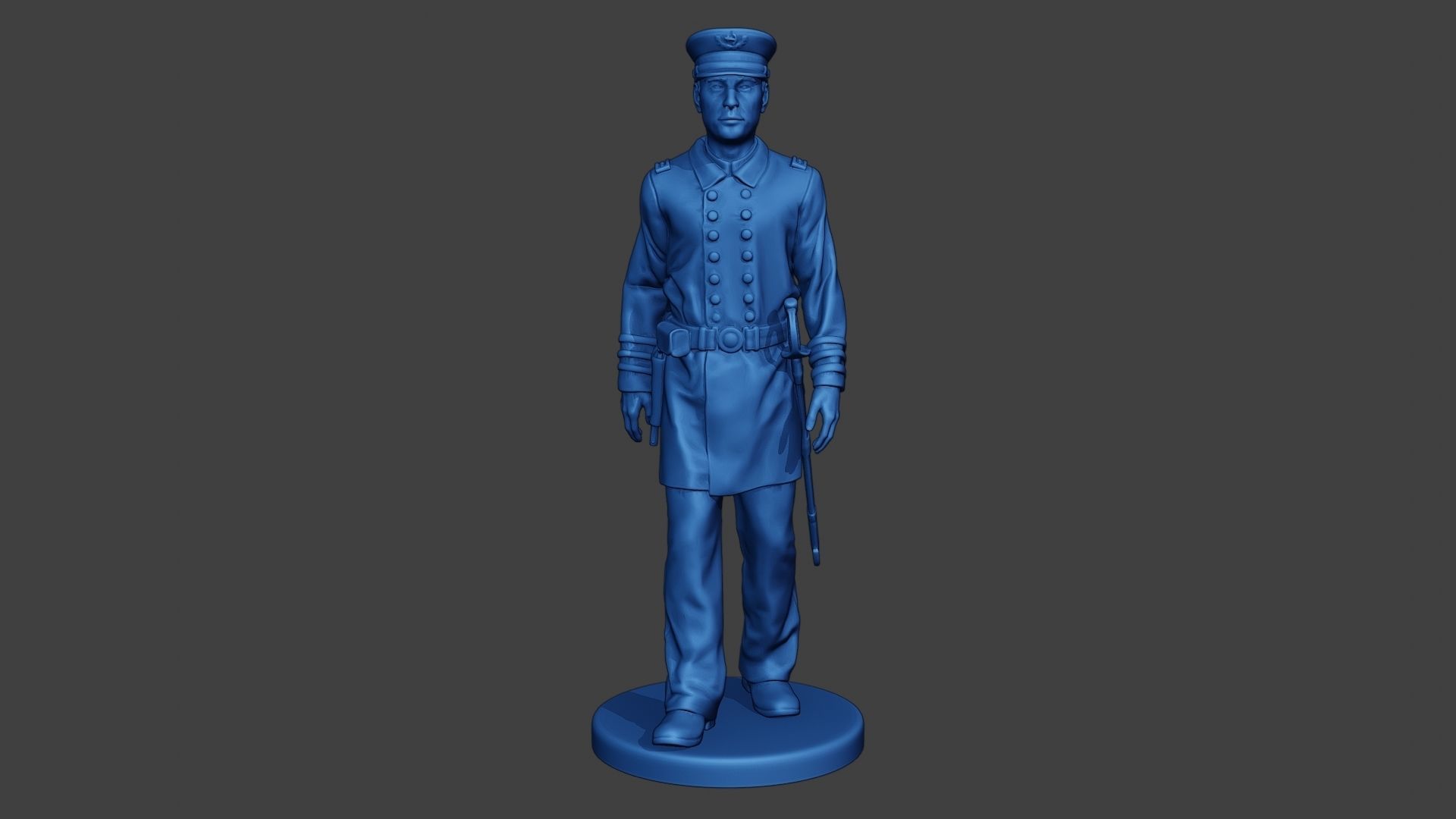 American Naval Officer Walk Civil War Union ACWUS1 3D print model_10