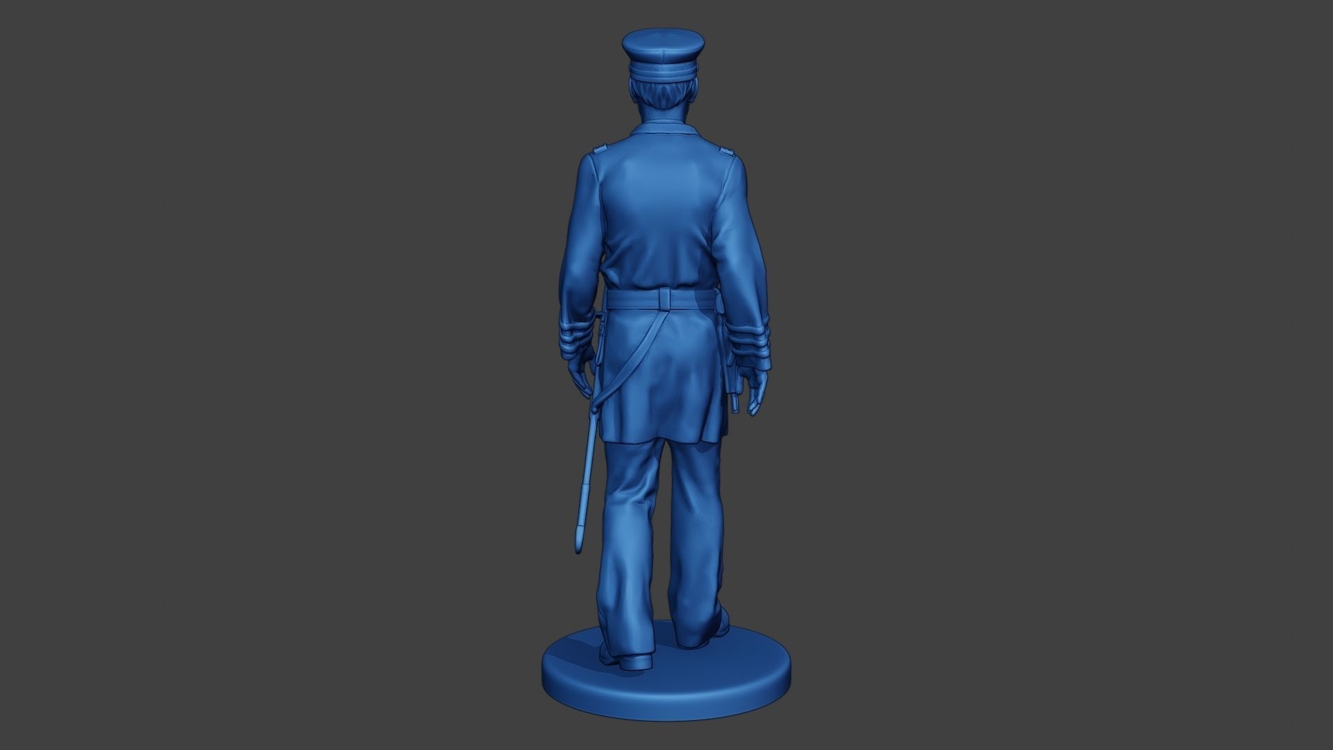 American Naval Officer Walk Civil War Union ACWUS1 3D print model_5
