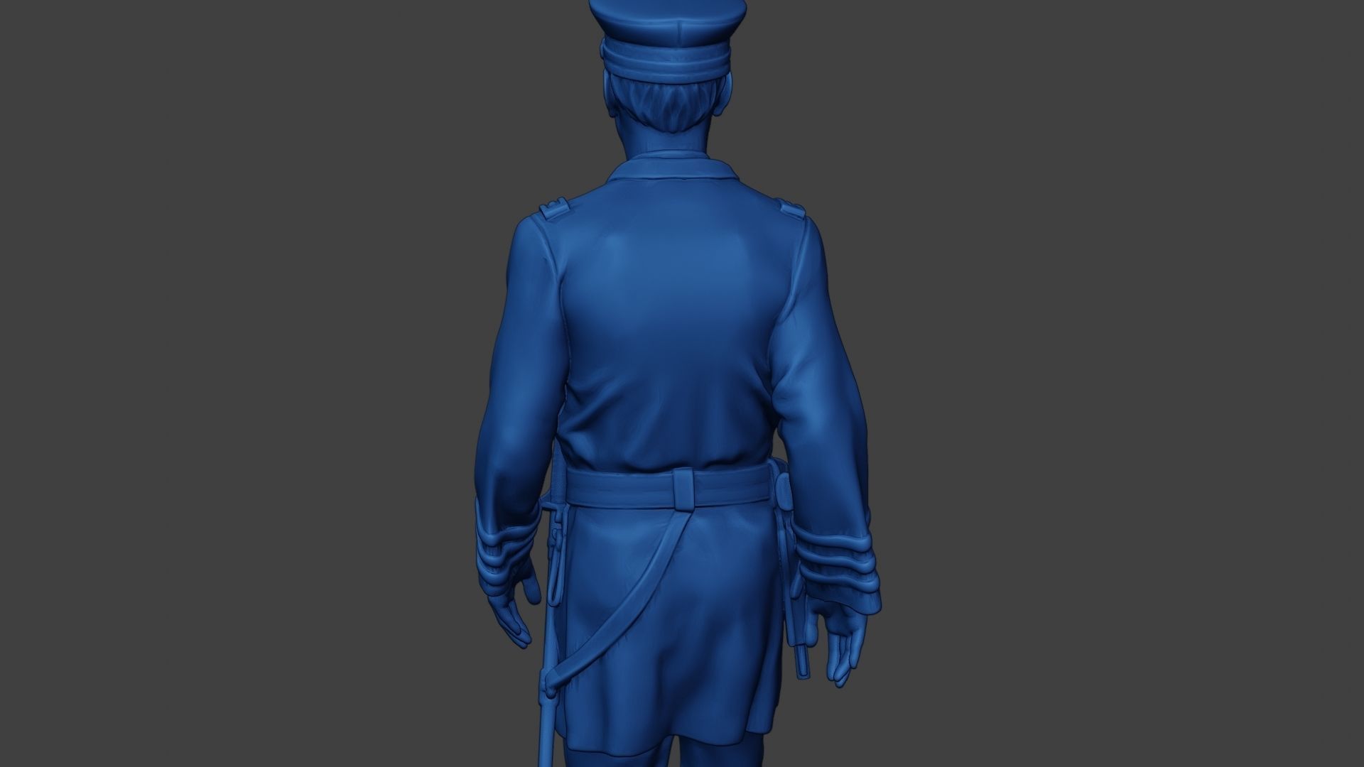 American Naval Officer Walk Civil War Union ACWUS1 3D print model_20