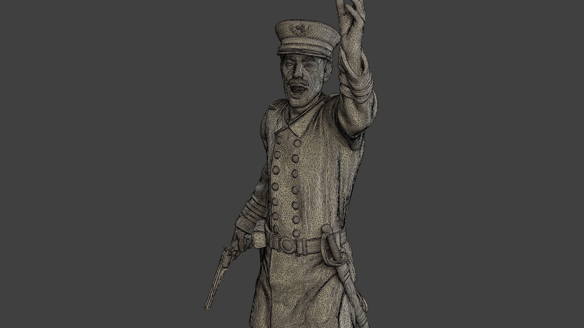 American Naval Officer Warnig Civil War Union ACWUS1 3D print model_12