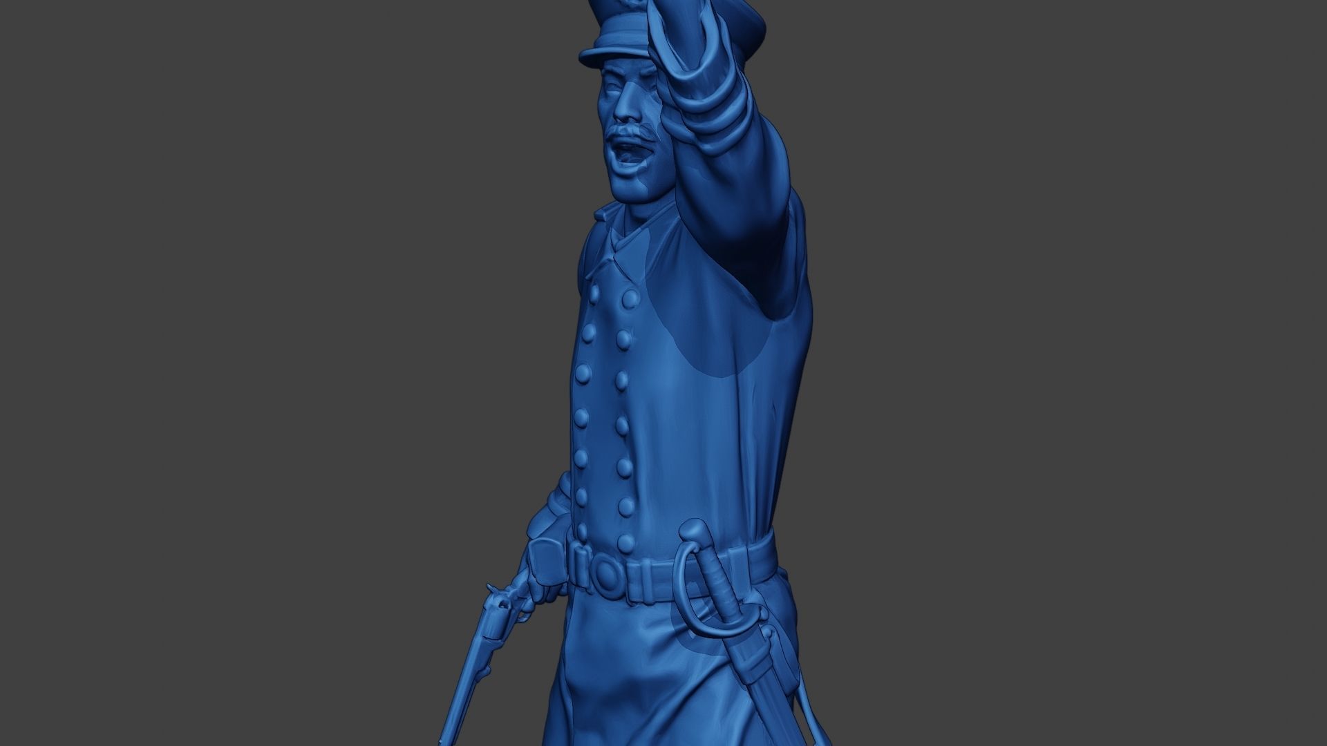 American Naval Officer Warnig Civil War Union ACWUS1 3D print model_18