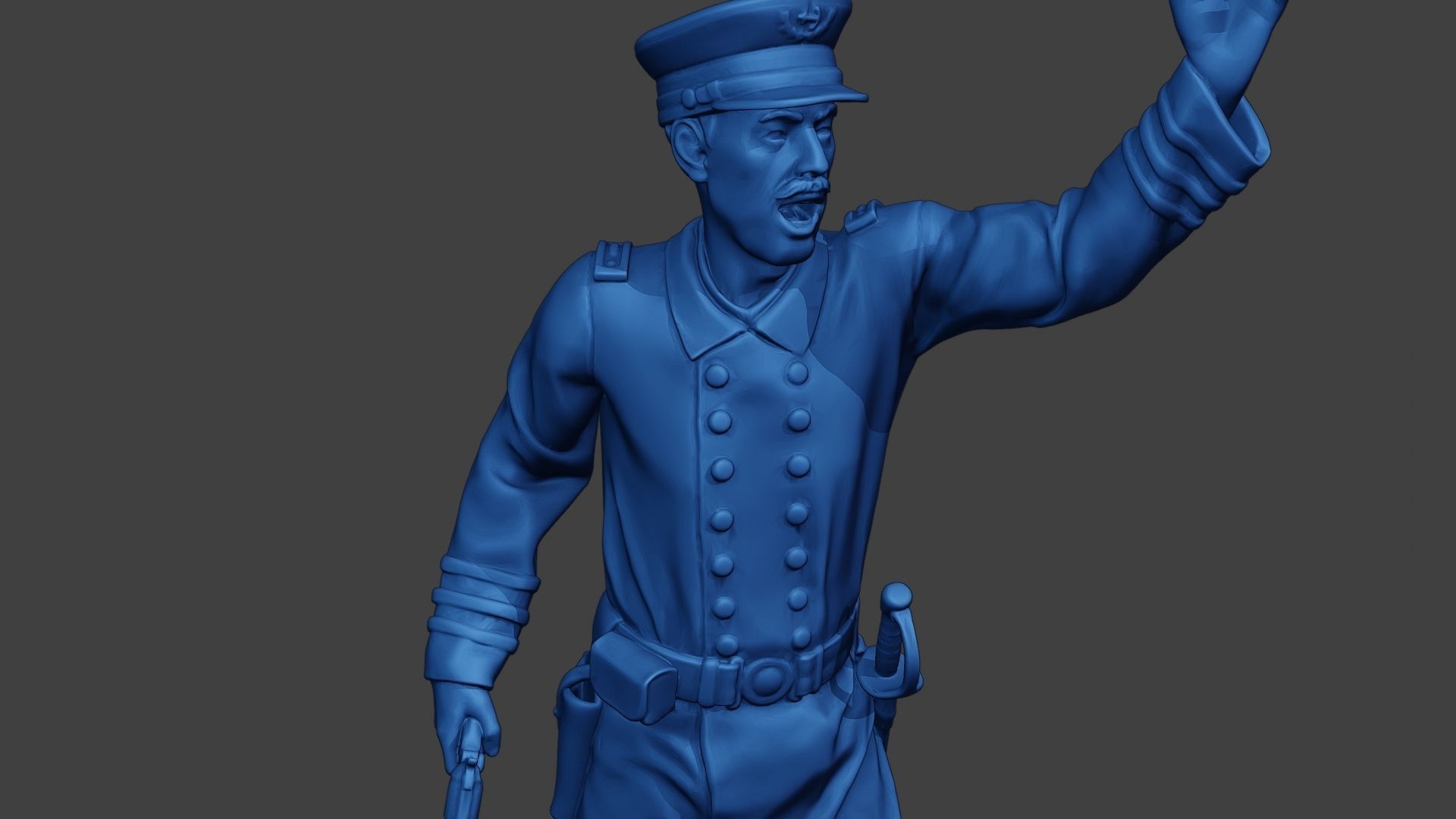 American Naval Officer Warnig Civil War Union ACWUS1 3D print model_19
