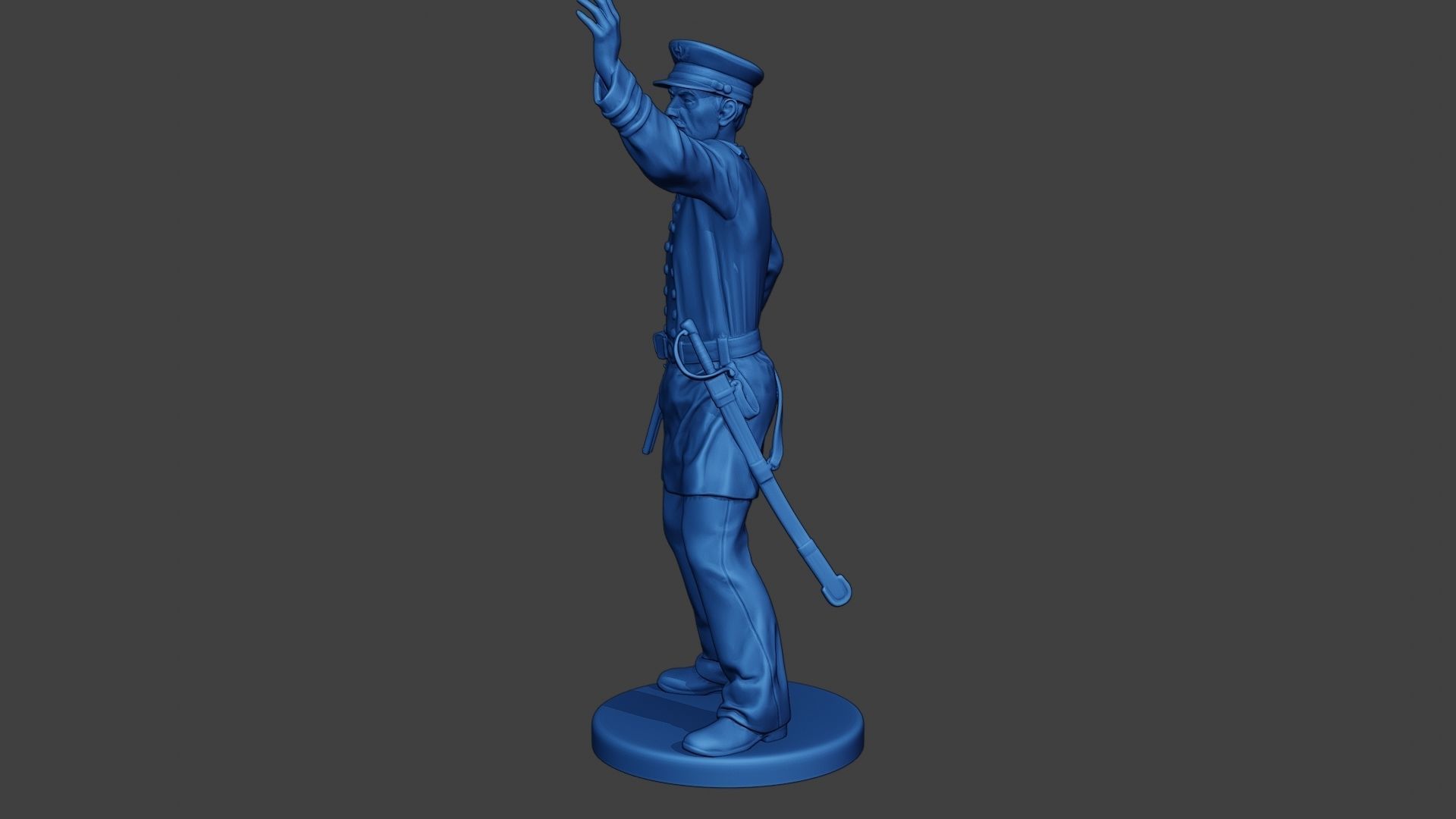 American Naval Officer Warnig Civil War Union ACWUS1 3D print model_3