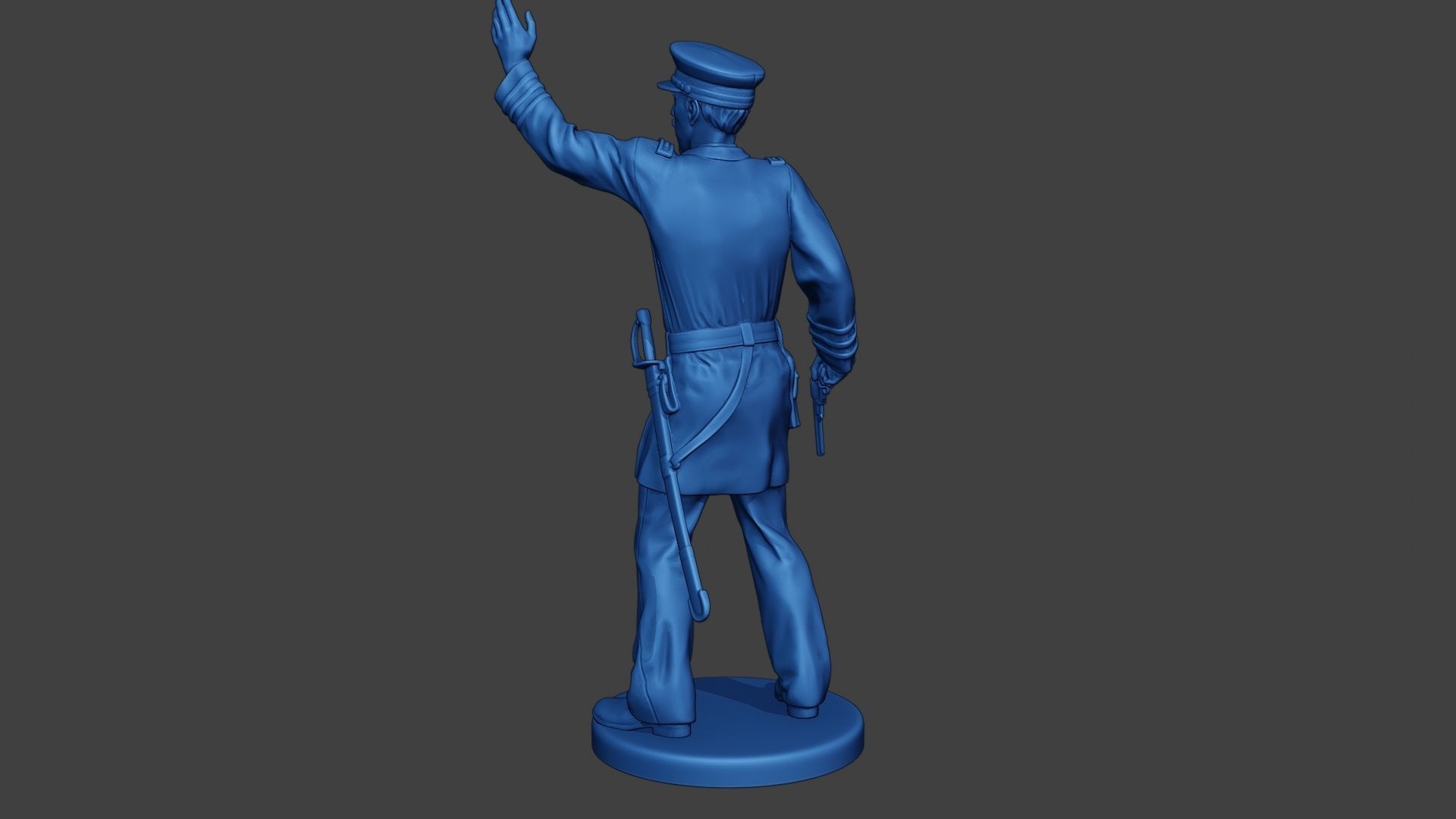 American Naval Officer Warnig Civil War Union ACWUS1 3D print model_5