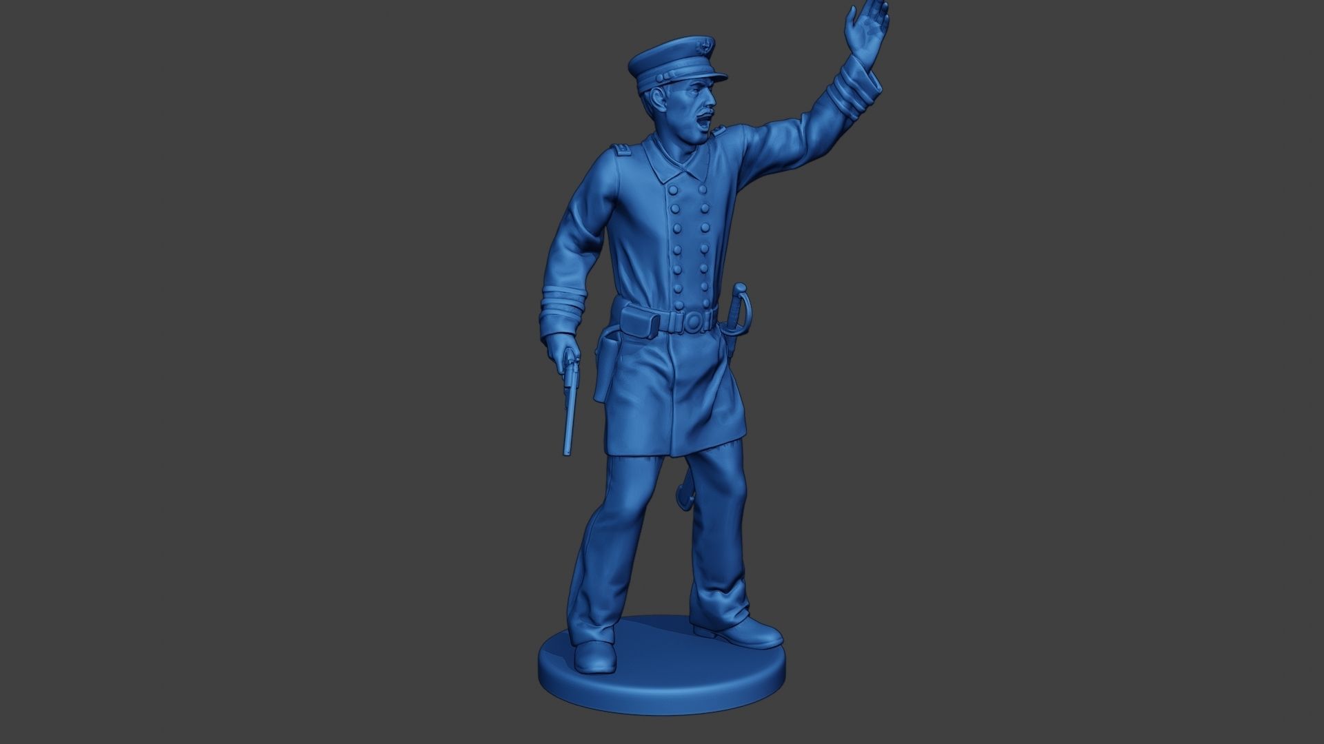 American Naval Officer Warnig Civil War Union ACWUS1 3D print model_10